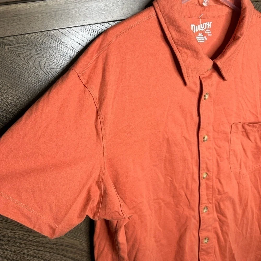 Duluth Men's Un-Longtail T Standard Fit Button Down Shirt Size 2XL